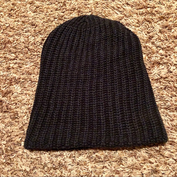 Love Your Melon Charcoal Gold Bar Beanie - Picture 3 of 3